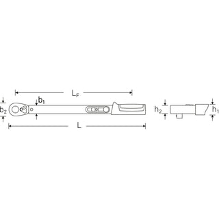 Stahlwille 50204015 721 Quick Standard MANOSKOP 1/2" torque wrench