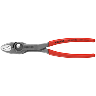Knipex 00 19 61 V01 TwinGrip Plastic Dipped Pliers Set and Tool Roll, 6", 8" and 10"