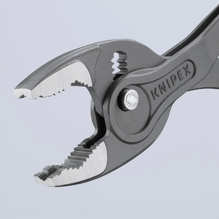 Knipex 00 19 61 V01 TwinGrip Plastic Dipped Pliers Set and Tool Roll, 6", 8" and 10"