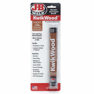 J-B Weld 8258 KwikWood Epoxy Putty, 2 oz.