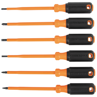 Klein Tools 85077INSR Insulated Screwdriver Set Plus Magnetizer, 7 Pc.