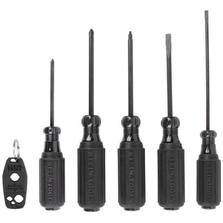 Klein Tools 85446BLK Limited Edition Blackout Screwdriver Set, 6 Pc.