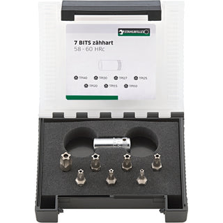 Stahlwille 96081113 1204/8 5-star Security Five Lobe Insert Bit Set