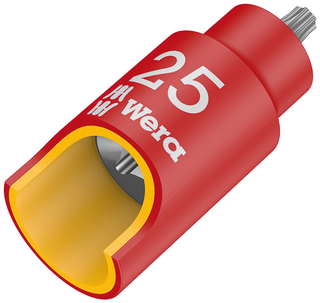 Wera 8767 A VDE HF TORX® Zyklop Bit socket, insulated, with 1/4" drive, with holding function, T15