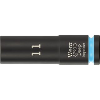 Wera 8790 B Impaktor Deep Socket with 3/8" drive, 11 mm