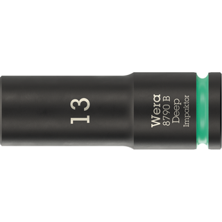 Wera 8790 B Impaktor Deep Socket with 3/8" drive, 13 mm