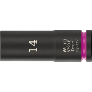 Wera 8790 B Impaktor Deep Socket with 3/8" drive, 14 mm