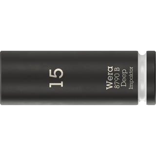 Wera 8790 B Impaktor Deep Socket with 3/8" drive, 15 mm