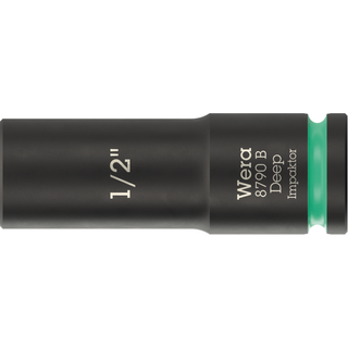 Wera 8790 B Impaktor Deep Socket with 3/8" drive, 1/2"