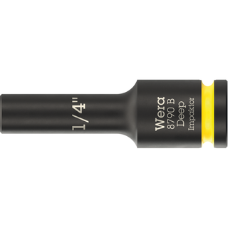 Wera 8790 B Impaktor Deep Socket with 3/8" drive, 1/4"