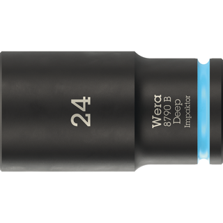 Wera 8790 B Impaktor Deep Socket with 3/8" drive, 24 mm