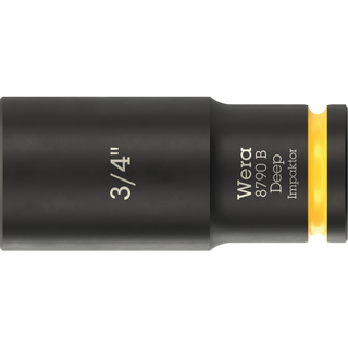 Wera 8790 B Impaktor Deep Socket with 3/8" drive, 3/4"