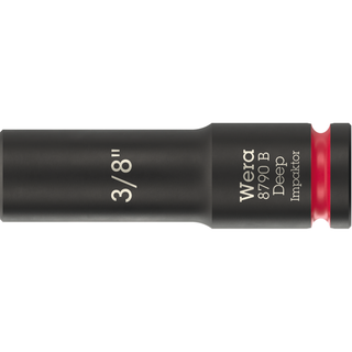 Wera 8790 B Impaktor Deep Socket with 3/8" drive, 3/8"