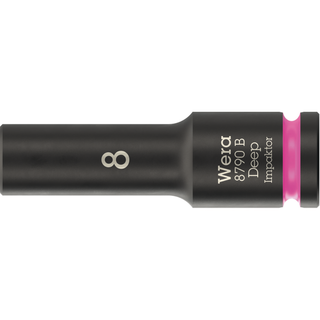 Wera 8790 B Impaktor Deep Socket with 3/8" drive, 8 mm