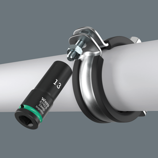 Wera 8790 B Impaktor Deep Socket with 3/8" drive, 1/2"