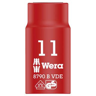 Wera 8790 B VDE Zyklop 3/8" socket, insulated, 11 x 46 mm