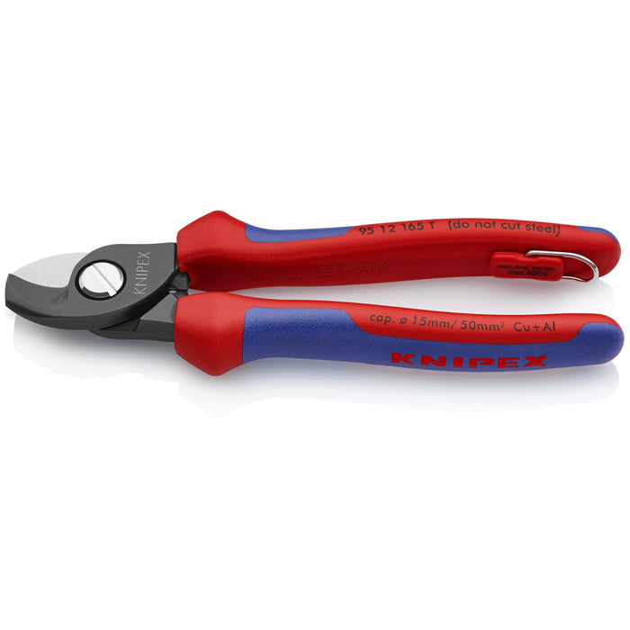 Knipex 95 12 165 T BKA 6 1/2" Cable Shears-Tethered Attachment