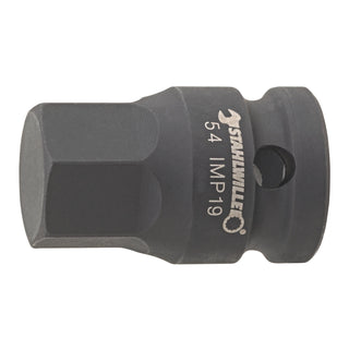 Stahlwille 23050010 54IMP 1/2" Hex Impact Socket, 10 mm
