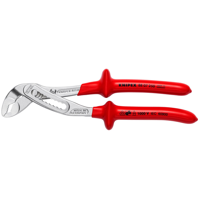 Knipex 88 07 250 10" Alligator® Water Pump Pliers-1000V Insulated