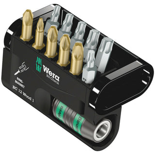 Wera Bit-Check 12 Wood 1, 12 pieces