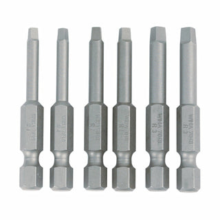 Wiha Tools 74895 6 Piece 50mm Square Power Bit Set