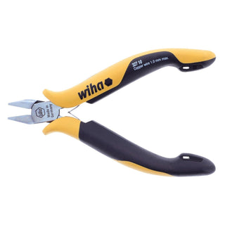 Wiha Tools 32710 Wide Tapered Head Full Flush ESD Precision Cutters