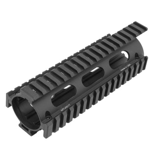 UTG MTU001T PRO AR15 Quad Rail Handguard, Drop-in, Carbine-length, Extended Top Rail