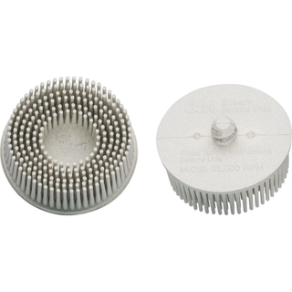 Hazet 9033-11-0120/2 Replacement bristle grinder set · white · 2-piece