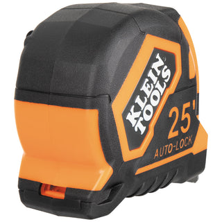 Klein Tools 9125AL Tape Measure, 25-Foot Single-Hook Auto-Lock