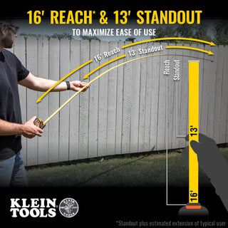 Klein Tools 9125AL Tape Measure, 25-Foot Single-Hook Auto-Lock