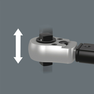 Wera Click-Torque E 1 Push R/L adjustable torque wrench for clockwise and anti-clockwise torque-control, 200-1000 Nm, 3/4" x 200-1000 Nm