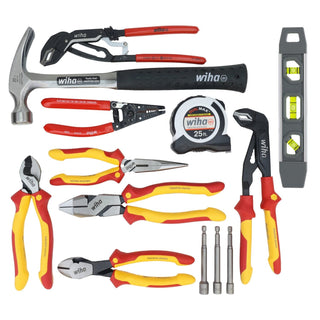 Wiha Tools 91871 Journeyman Electrician's Insulated Tool Kit in Heavy Duty Backpack, 30 Pc.