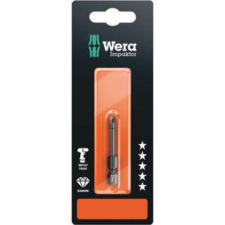 Wera 868/4 IMP DC SB Impaktor Square-Plus bits, # 2 x 50 mm