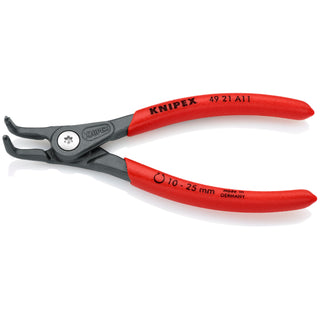 Knipex 49 21 A11 SBA 5 1/8" External 90° Angled Precision Snap Ring Pliers