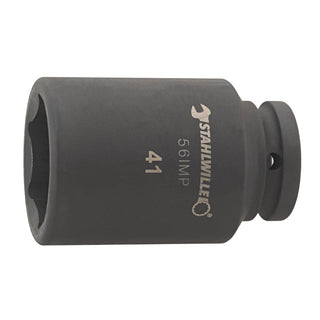 Stahlwille 25020021 56IMP 3/4" 6-pt Extra Deep Impact Socket, 21 mm