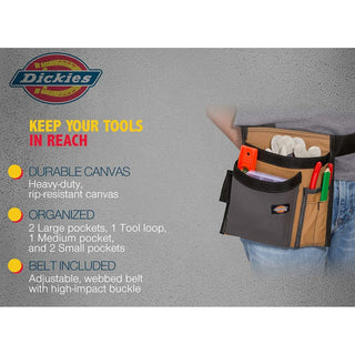 Dickies 57026 5-Pocket Work Apron with Tool Pouch