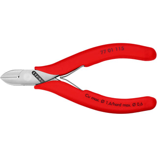 Knipex 77 01 115 4 1/2" Electronics Diagonal Cutters