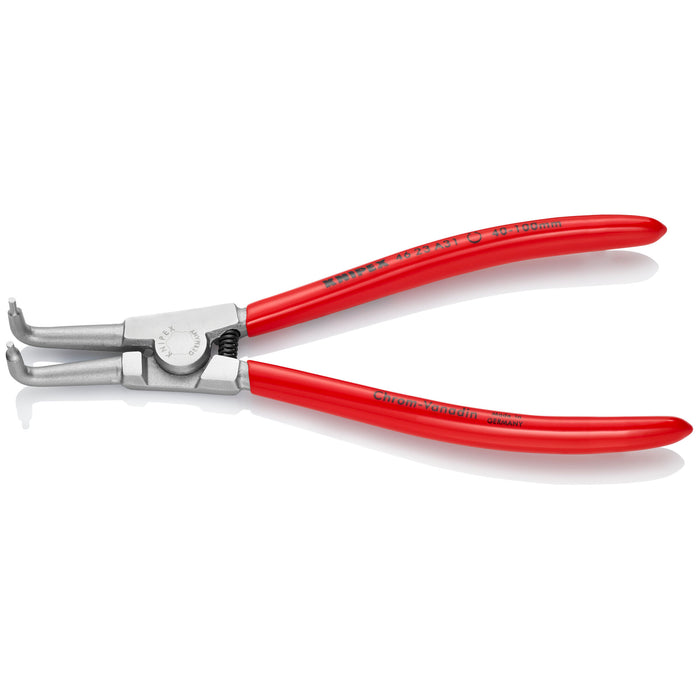 Knipex 46 23 A31 8" External 90° Angled Snap Ring Pliers-Forged Tips