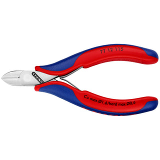 Knipex 77 12 115 4 1/2" Electronics Diagonal Cutters