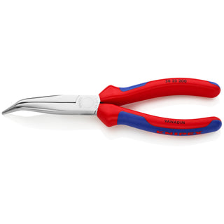 Knipex 38 25 200 8" Long Nose 40° Angled Pliers without Cutter