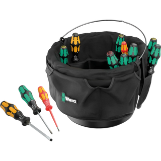 Wera 9559 TOOL BUCKET ORGANIZER SCREWDRIVER SET 1, 13 PIECES