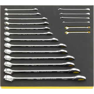 Stahlwille 96838778 TCS 13A/19 Open Box Ring Wrench Tray Set