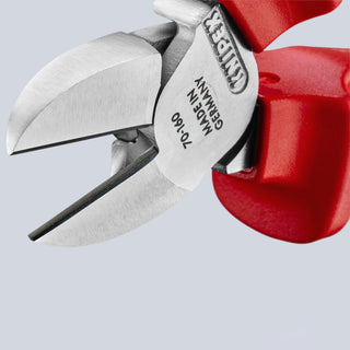 Knipex 70 06 160 T 6 1/4" Diagonal Cutters-1000V Insulated-Tethered Attachment