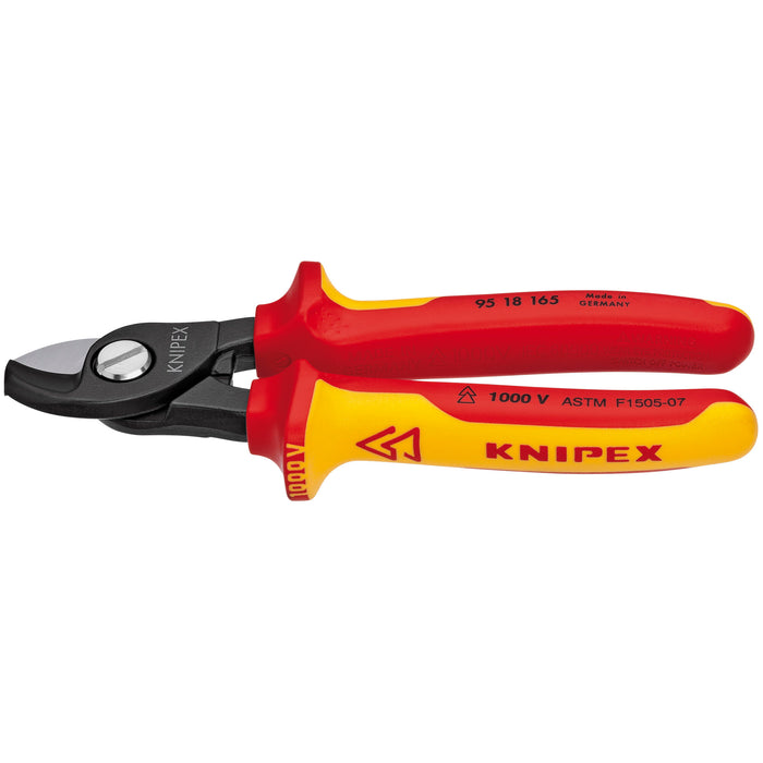 Knipex 95 18 165 SBA 6 1/2" Cable Shears-1000V Insulated