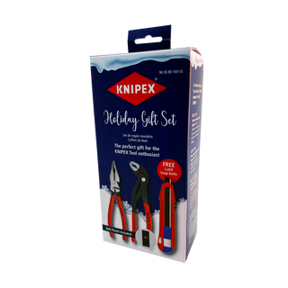 Knipex 9K 00 80 169 US 2024 Holiday Pliers Gift Set with Free Cutix Snap Knife