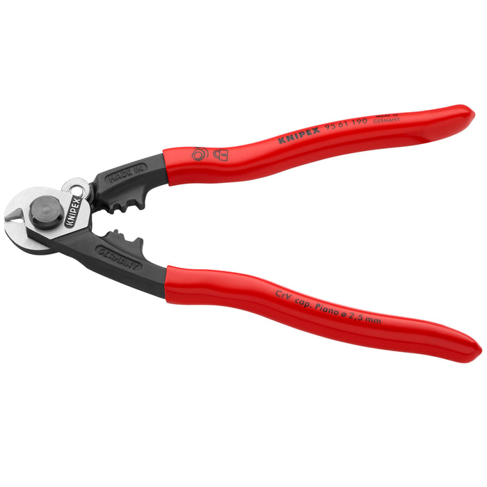 Knipex 95 61 190 SBA 7 1/2" Wire Rope Shears