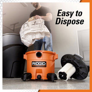 Ridgid 23743 High-Efficiency Dust Bags (VF3502)