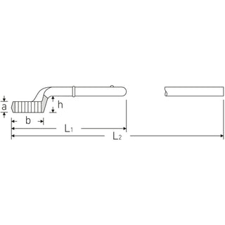 Stahlwille 42020060 5 Heavy duty ring Spanner, 60 mm