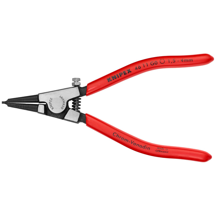Knipex 46 11 G0 5 1/2" Circlip Pliers for Grip Rings-Adjustable Screw
