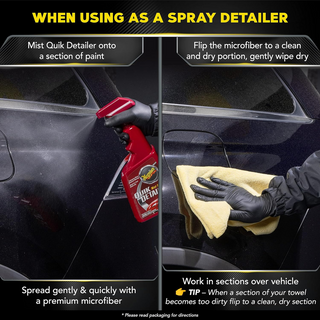 Meguiar's A3332 Quik Detailer Mist & Wipe Spray, 32 oz.